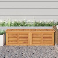 vidaXL Gartenbox mit Beutel 175x50x53 cm Massivholz Teak