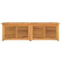 vidaXL Gartenbox mit Beutel 175x50x53 cm Massivholz Teak