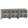 vidaXL Sideboards 3 Stk. Grau Sonoma 60x35x70 cm Holzwerkstoff