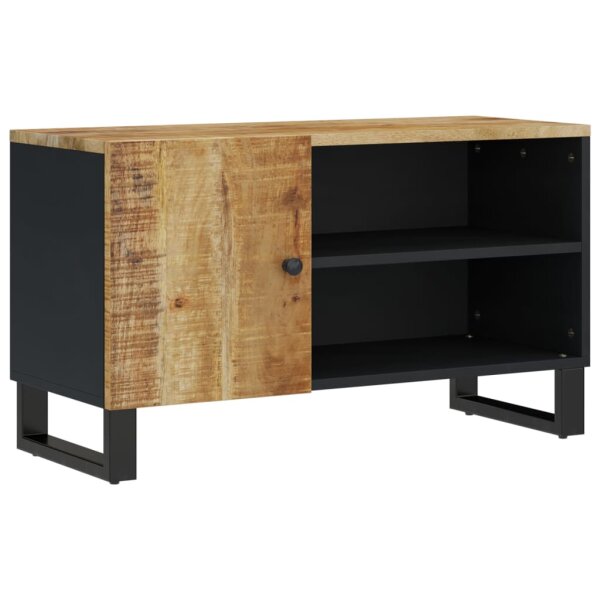 vidaXL TV-Schrank 80x33x46 cm Massivholz Mango &amp; Holzwerkstoff