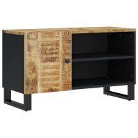 vidaXL TV-Schrank 80x33x46 cm Massivholz Mango &amp; Holzwerkstoff