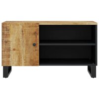 vidaXL TV-Schrank 80x33x46 cm Massivholz Mango &amp; Holzwerkstoff