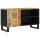 vidaXL TV-Schrank 80x33x46 cm Massivholz Mango &amp; Holzwerkstoff