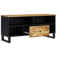 vidaXL TV-Schrank 100x33x46 cm Massivholz Mango &amp; Holzwerkstoff