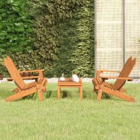 vidaXL 3-tlg. Garten-Lounge-Set Adirondack Massivholz Akazie