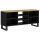 vidaXL TV-Schrank 100x33x46 cm Massivholz Mango &amp; Holzwerkstoff