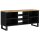 vidaXL TV-Schrank 100x33x46 cm Massivholz Mango &amp; Holzwerkstoff