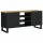 vidaXL TV-Schrank 100x33x46 cm Massivholz Mango &amp; Holzwerkstoff