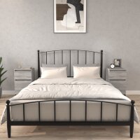 vidaXL Nachttische 2 Stk. Grau Sonoma 40x35x70 cm