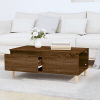 vidaXL Couchtisch Braun Eichen-Optik 90x50x36,5 cm Holzwerkstoff