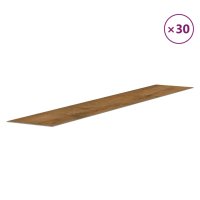 vidaXL Wandpaneele Holzoptik Braun PVC 4,12 m²