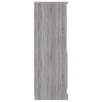 vidaXL Highboard Grau Sonoma 60x35,5x103,5 cm Holzwerkstoff