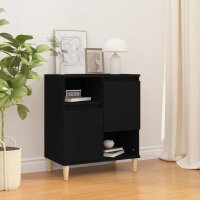 vidaXL Sideboard Schwarz 60x35x70 cm Holzwerkstoff