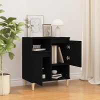 vidaXL Sideboard Schwarz 60x35x70 cm Holzwerkstoff