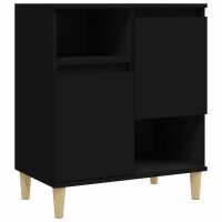 vidaXL Sideboards 2 Stk. Schwarz 60x35x70 cm Holzwerkstoff