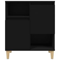 vidaXL Sideboards 2 Stk. Schwarz 60x35x70 cm Holzwerkstoff