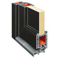 vidaXL Haustür Anthrazit 108x200 cm PVC