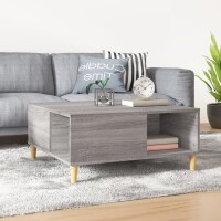 vidaXL Couchtisch Grau Sonoma 80x80x36,5 cm Holzwerkstoff