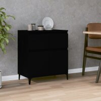 vidaXL Sideboard Schwarz 60x35x70 cm Holzwerkstoff