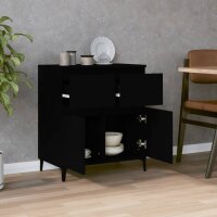 vidaXL Sideboard Schwarz 60x35x70 cm Holzwerkstoff