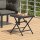 vidaXL Gartentisch Klappbar Anthrazit 38x38x38 cm Stahlgitter