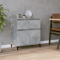 vidaXL Sideboard Betongrau 60x35x70 cm Holzwerkstoff