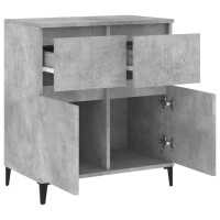 vidaXL Sideboard Betongrau 60x35x70 cm Holzwerkstoff