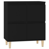 vidaXL Sideboard Schwarz 60x35x70 cm Holzwerkstoff