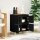 vidaXL Sideboard Schwarz 60x35x70 cm Holzwerkstoff