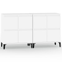 vidaXL Sideboards 2 Stk. Weiß 60x35x70 cm...