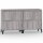 vidaXL Sideboards 2 Stk. Grau Sonoma 60x35x70 cm Holzwerkstoff