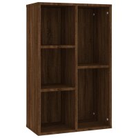 vidaXL B&uuml;cherregal/Sideboard Braun Eiche 50x25x80 cm Holzwerkstoff