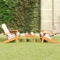 vidaXL 3-tlg. Garten-Lounge-Set Adirondack Massivholz Akazie