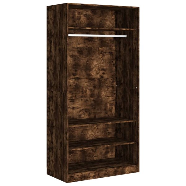 vidaXL Kleiderschrank R&auml;uchereiche 100x50x200 cm Holzwerkstoff