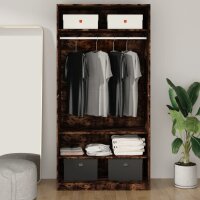 vidaXL Kleiderschrank R&auml;uchereiche 100x50x200 cm Holzwerkstoff