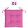 vidaXL Stuhlkissen 6 Stk. Rosa 50x50x7 cm Oxford-Gewebe