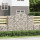 vidaXL Gabionen mit Hochbogen 13Stk. 200x30x140/160cm Verzinktes Eisen