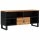 vidaXL TV-Schrank 100x33x46 cm Massivholz Akazie & Holzwerkstoff