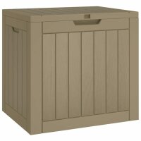 vidaXL Gartenbox Hellbraun 55,5x43x53 cm Polypropylen