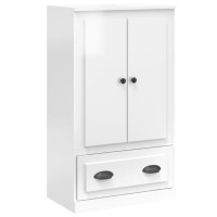 vidaXL Highboard Hochglanz-Weiß 60x35,5x103,5 cm...