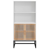 vidaXL Sideboard Wei&szlig; 60x35x125 cm Holzwerkstoff