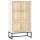 vidaXL Highboard Wei&szlig; 70x35x125 cm Holzwerkstoff