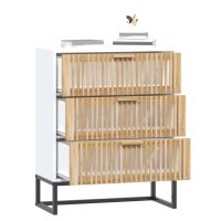 vidaXL Sideboard Wei&szlig; 60x30x75 cm Holzwerkstoff