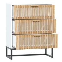 vidaXL Sideboard Wei&szlig; 60x30x75 cm Holzwerkstoff