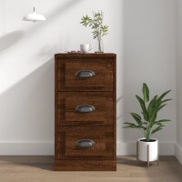 vidaXL Sideboard Braun Eichen-Optik 36x35,5x67,5 cm...