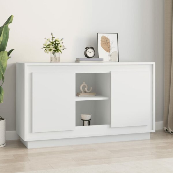 vidaXL Sideboard Wei&szlig; 102x35x60 cm Holzwerkstoff