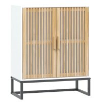 vidaXL Sideboard Wei&szlig; 60x30x75 cm Holzwerkstoff