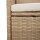 vidaXL 5-tlg. Garten-Essgruppe mit Kissen Beige Poly Rattan