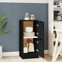 vidaXL Sideboard Schwarz 30x30x70 cm Holzwerkstoff