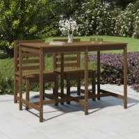 vidaXL Gartentisch Honigbraun 159,5x82,5x110 cm...